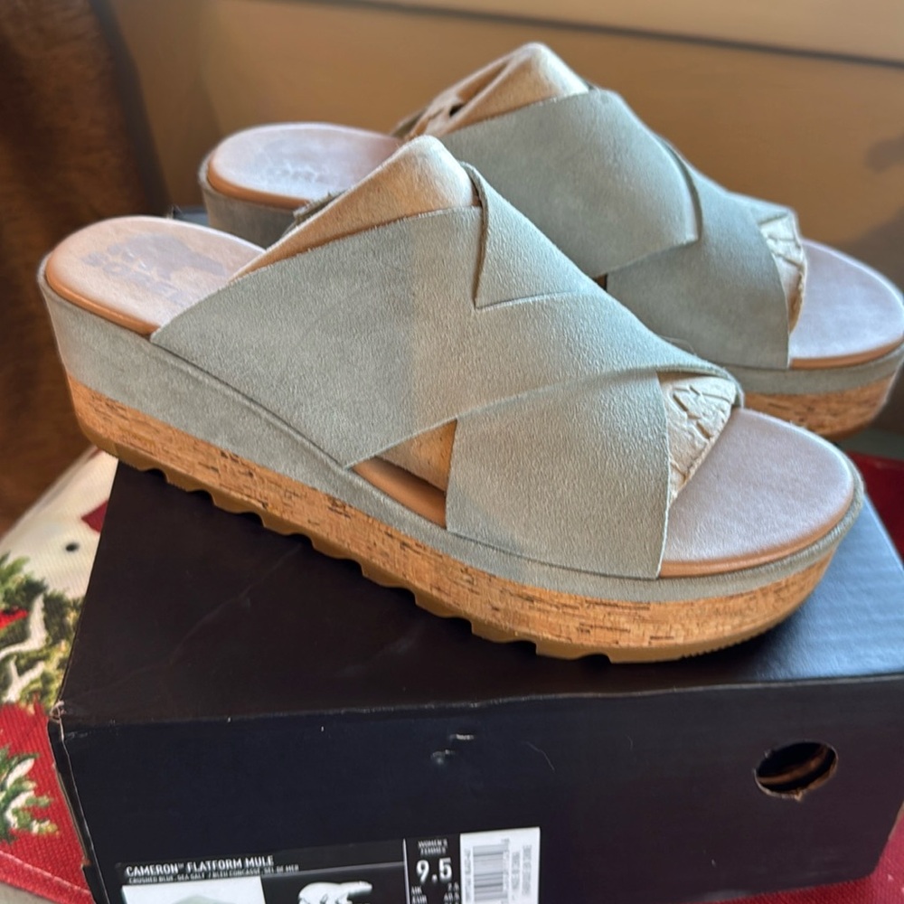 Sorel Cameron Flatform Mule Slides - image 2